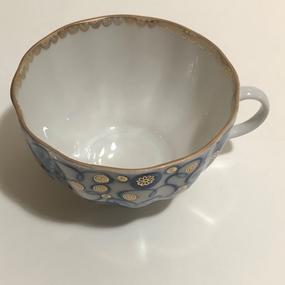 Lomonosov Tea Cup & Saucer Set Winding Twig Collection - Picture 3 of 7